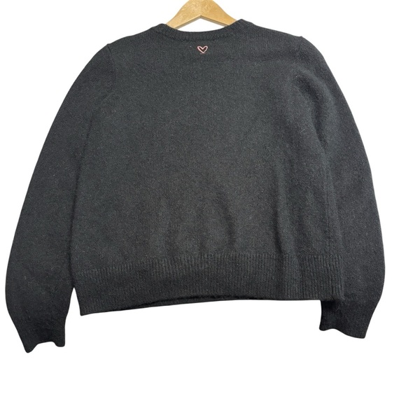 VICTORIA'S SECRET 100% Cashmere Sweater – Tease Graphic – Black – Size S - Picture 6 of 6